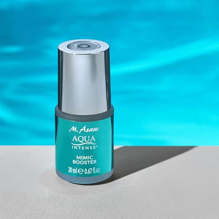 M. Asam AQUA INTENSE Mimic Booster Serum (20 ml) – Hyaluronic acid serum with high-tech peptide for the targeted smoothing of expression lines, reduces crow's feet, forehead wrinkles and laugh lines, facial care