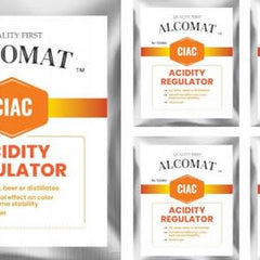 Alcomat Citric Acid Food Grade CIAC x5 10g - Citric Acid Powder Food Grade for Wine, Beer &amp; Distillates - Citric Acid Powder