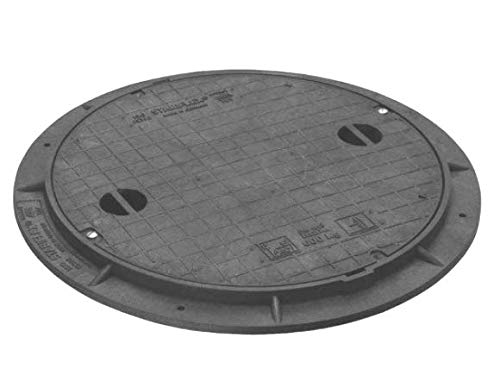 STABIFLEX cover BASIC-600kg-Type1 (with recessed grips), manhole cover, manhole cover, cistern cover, lightweight plastic, cistern cover