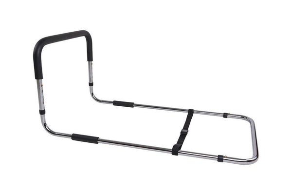 Sani-Alt bed handle/standing aid suitable for beds with slatted frames, rubber, grey, black