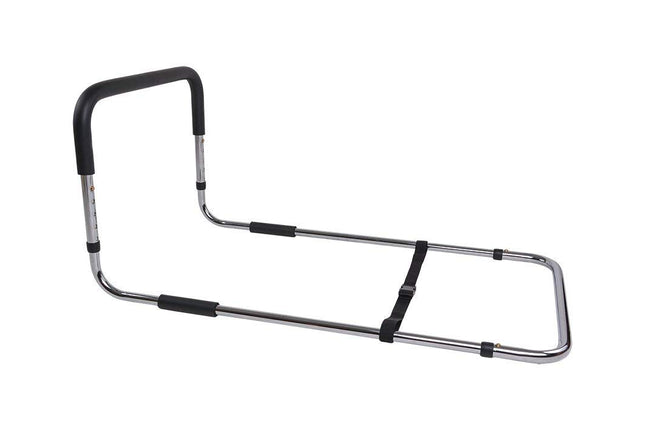 Sani-Alt bed handle/standing aid suitable for beds with slatted frames, rubber, grey, black