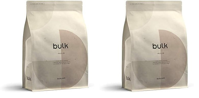 Bulk Inulin Powder, High Fiber, 500 g (Pack of 2)