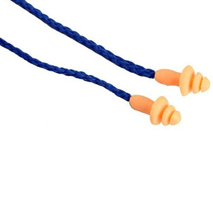 Txyk 20 Pairs Soft Reusable Silicone Earplugs with Cord (Noise Reduction 25db)