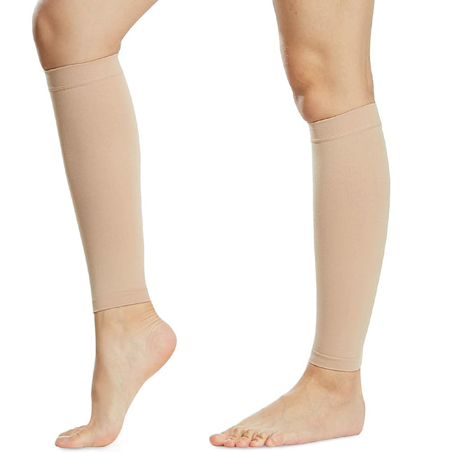 Calf Medical Compression Stockings Women &amp; Men Varicose Veins Medical Thrombosis Stockings Protection with 20-30 mmHg Class 2 Gradient Compression (Beister)