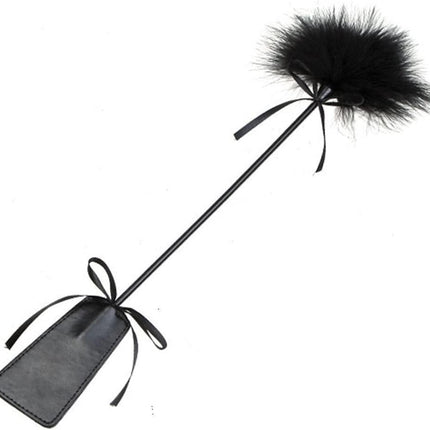 Feather whip feather tickler with flogger riding erotic whip sex toy accessories for BDSM SM adults