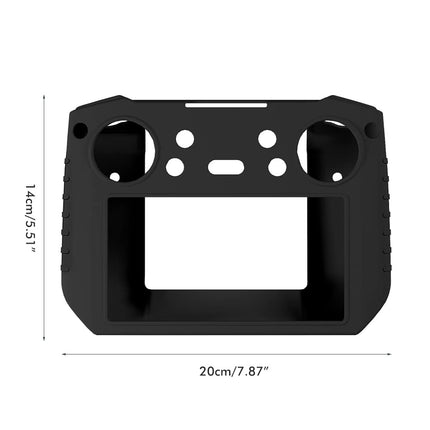 Itonash Silicone Protective Case, Scratch-Resistant, Non-Slip Rivet Cover Mavic 3 RC Pro Drone RC Smart Controller Accessories Black, Cover (Black)
