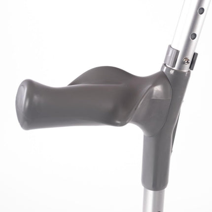 NRS Healthcare Crutches with Comfort Grip, Adjustable, Long, 1 Pair