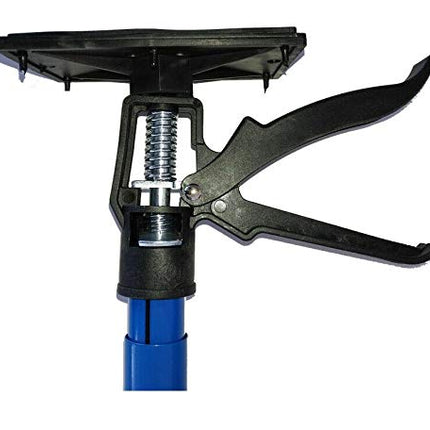 Mounting support ceiling support telescopic support one-hand support frame clamp 115-290cm 30 kg load capacity (10 pcs., BLUE)