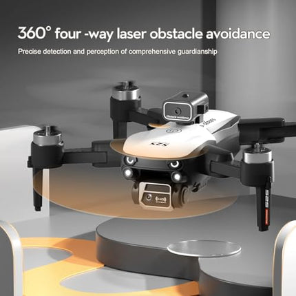 LUXWALLET Libra Spectra - 2025 Editie - Drone Met Laser Obstakel Ontwijking - Dual-Camera Systeem - Optical Flight Positioning - Stijgen En Landen Met EEN Knop - Headless Mode