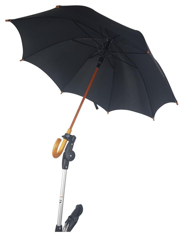 FabaCare umbrella holder, umbrella handle, umbrella holder, umbrella holder, adjustable, rollator, parasol holder, umbrella stand, rollator umbrella, wheelchair umbrella, universal holder
