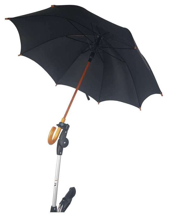FabaCare umbrella holder, umbrella handle, umbrella holder, umbrella holder, adjustable, rollator, parasol holder, umbrella stand, rollator umbrella, wheelchair umbrella, universal holder