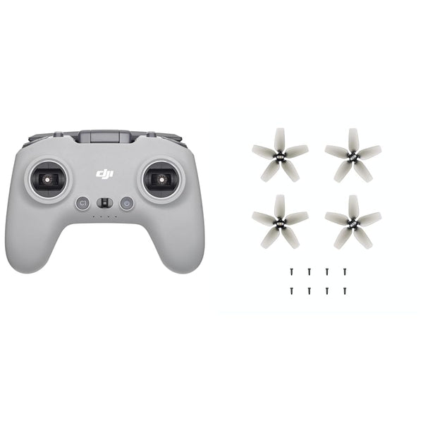 DJI FPV - Remote control compatible with DJI FPV drone, remote control of the drone, built-in radio control, control range up to 6 km, up to 9 hours of use &amp; Et - Propellers for Avata