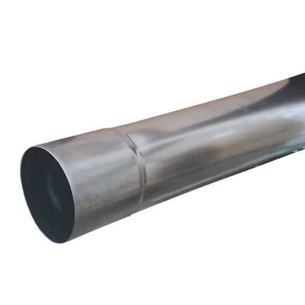 Downpipe titanium zinc 1m rain drain pipe zinc drain pipe 1 meter piece DN 76 (8-piece)