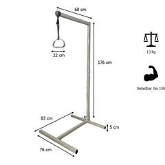 Rehaforum Universal Bed Lifter Bed Hoist Lifting Aid Made of steel with triangular handle
