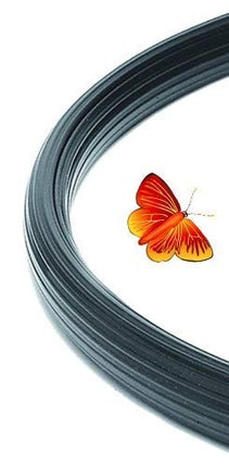 MPB 1 pair (2 pieces) grip rims suitable for 24 inch tires, grip rim cover, silicone grip rim for manual wheelchairs, black, non-staining, odorless, grooved design