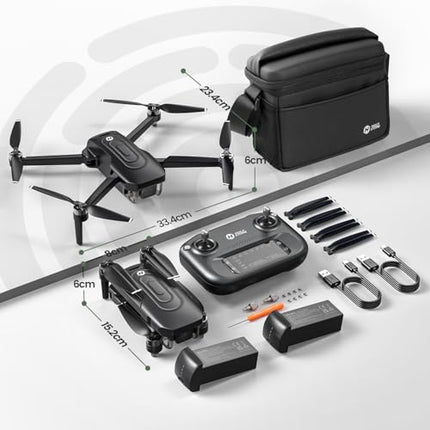 Holy Stone GPS Drone with 4K EIS Camera for Adults, HS175G RC Quadcopter with 60 Mins Long Flight Time, Follow Me, Brushless Motor, Circular Flight, Trajectory Camera Drones for Beginners Under 249g, C0