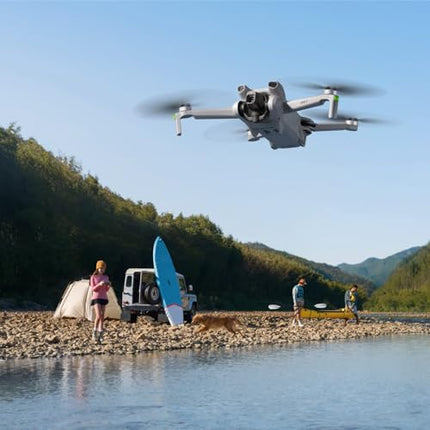 DJI Mini 3 (drone only) – Lightweight and foldable mini camera drone with 4K HDR video, 38 min of flight time, true vertical shots, and C0. (Remote controller sold separately.)