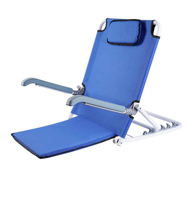 XIUXLI Bed Backrest Support Bed Adjustable Backrest Seat Chair Reading Seat Chair 5 Degree Comfortable Chair Travel Beach Bed Wedge Pillow Gaming Chair for Elderly