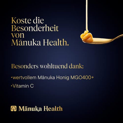 Manuka Health - Lozenges with Propolis and Manuka Honey MGO 400+ (100 g) - 100% pure from New Zealand with certified methylglyoxal content