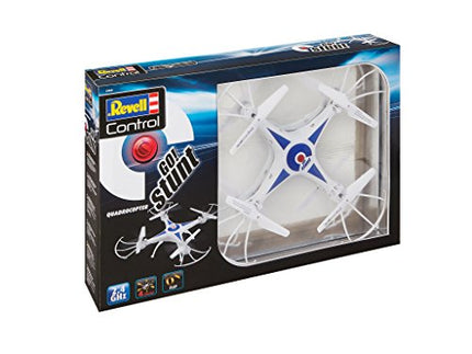 Revell Control Quadrocopter Go! Stunt, 6-axis gyro, speed levels and flip function, headless mode, large rechargeable LiPo battery, USB charger included, precise remote control
