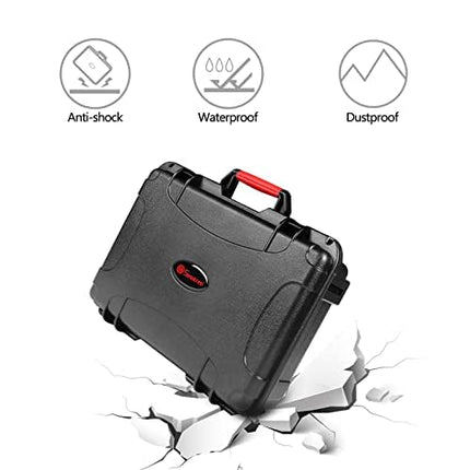 Smatree 10.2 Liter Waterproof Thicken Hard Case for DJI Mini 3 Pro, DJI Mini 4 Pro &amp; RC Battery Accessories (Drone and Accessories Not Included)