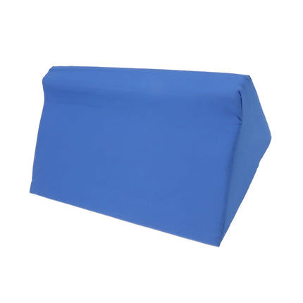 Cosiki Wedge Pillow Bed Body Side Wedge Pillow, Vein Pillow Leg Elevation Pillow, Blue Hidden Zipper Wedge Pillow Side Sleeper Washable Mattress Wedge (50 * 25 * 15cm)