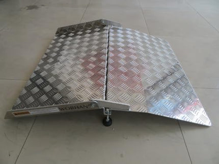 WORHAN Mobile threshold ramp Variable height adjustment Loading platform Step ramps Wheelchair ramp Aluminium ramp Door threshold ramp TR87