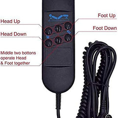 Bed motor hand control for Okimat II for Okin refined hospital beds