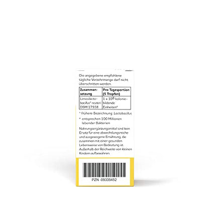 BiGaia® Drops 10ml, with the natural lactic acid bacterium L. reuteri to support the intestinal flora, safe for use by infants from birth