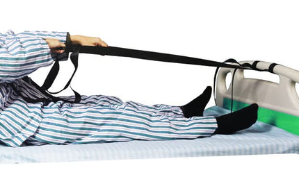 LIKEUDO Adjustable Bed Riser Assist for Elderly and Disabled Patients - Auxiliary Handle with Pull-Up Rope Lifter