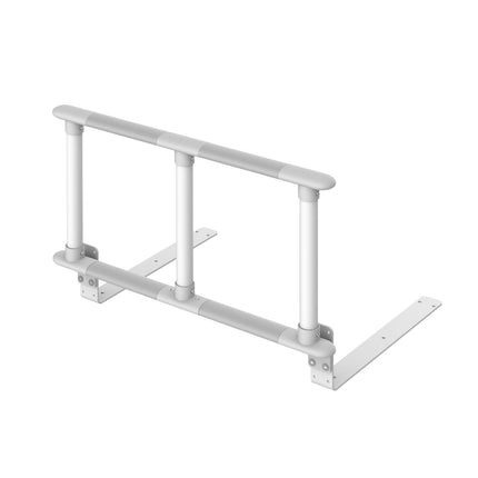 Heuffe bed rail fall protection for seniors, bed grab bar, standing aid for older adults, safety bed railing, height-adjustable bed guard rail, nursing bed for the disabled (three-bar railing)