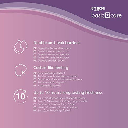 Amazon Basic Care Women's Pants Plus Medium – 4 Packs of 7 (28 Pants), White