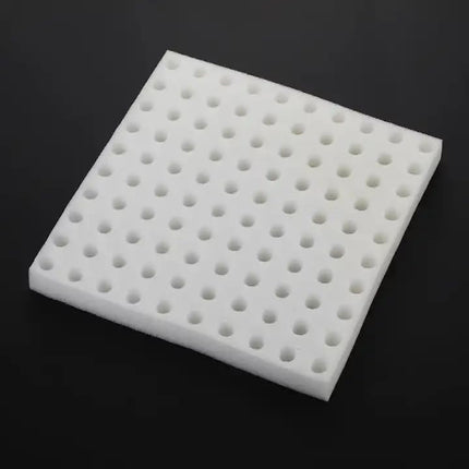 Generic GREENinGRAY Hydroponic Sponge, 100 Pack High-Quality Hydroponic Sponges – Ideal for Seeds &amp; Seedlings (White)