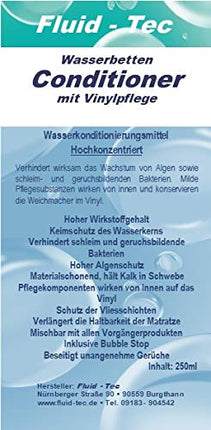 Fluid-Tec 4 x 250ml Waterbed Conditioner Conditioner for Waterbeds of All Manufacturers