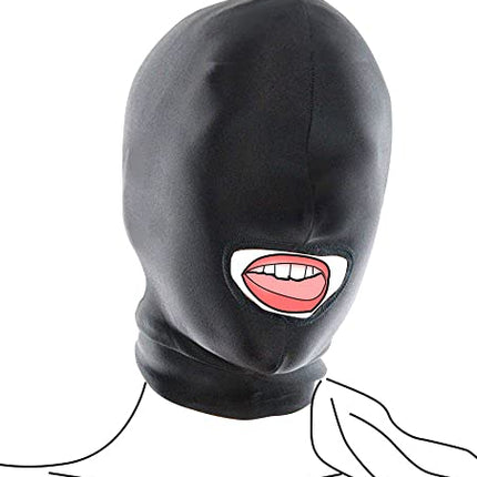 Xocity Head Mask Bondage Fetish SM Sex Toy Mask (1-Hole Hood)