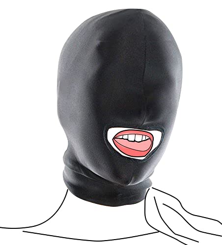 Xocity Head Mask Bondage Fetish SM Sex Toy Mask (1-Hole Hood)