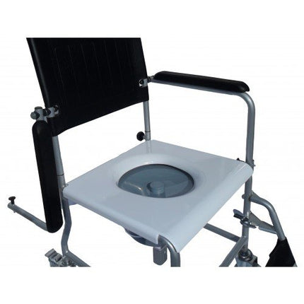 Mobile commode chair TSF from Trendmobil on wheels NEW for professional care commode chair