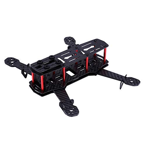 Drone Frame Kit, 2 Types 250 MM Quadcopter Aircraft Drone Frame Kit RC Accessory for QAV250 (Carbon Fiber)