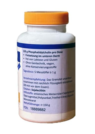 Stremmel Lecithin - the original with optimized recipe, granules, 150g phosphatidylcholine per can