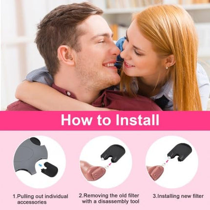 ProWax MiniFit Hearing Aid Wax Filters Hearing Aid Wax Protection Filters, ProWax MiniFit Replacement Wax Protection Filters with 6 Tools and 6 Filters, ProWax MiniFit Filters Hearing Aid Supplies 5 Pack/30 Pieces