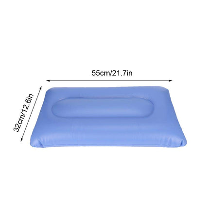 Pongnas Air Inflatable Mattress, Pressure Relief &amp; Decubitus, Prevention of Decubitus Treatment Pain Relief Cushion with Pump, for Elderly Care (55 x 32 cm)