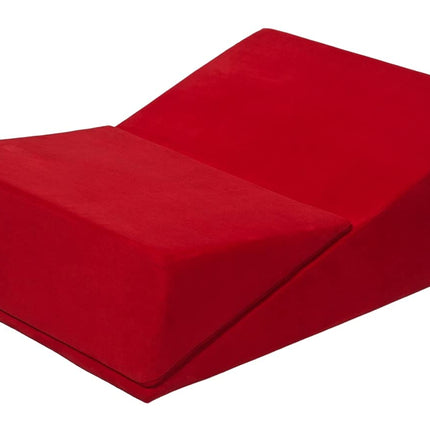 Velinda Sex Wedge Wedge-shaped Sex Pillow Love Pillow Sex Furniture Love Furniture Erotic Furniture (Color: Red)