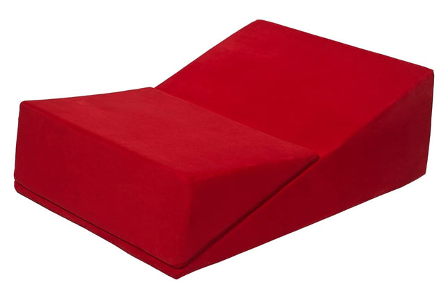 Velinda Sex Wedge Wedge-shaped Sex Pillow Love Pillow Sex Furniture Love Furniture Erotic Furniture (Color: Red)