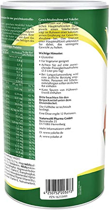 Yokebe Classic - Diet Shake for Weight Loss - Gluten-Free and Vegetarian - Meal Replacement for Weight Loss with High-Quality Proteins - 500 g = 12 Servings