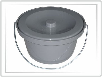 Commode chair bucket grey, universal