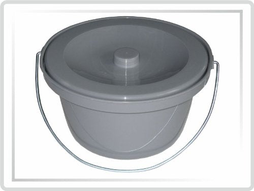 Commode chair bucket grey, universal