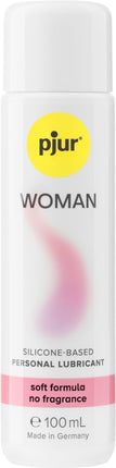pjur WOMAN (100ml) - Silicone-based lubricant for women - for tingling sex and longer pleasure - ideal for sensitive skin