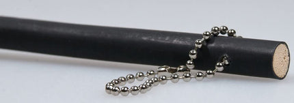 Fetish Collection cane - stimulating fetish whip for women and men, couple toy with latex cover, chain loop