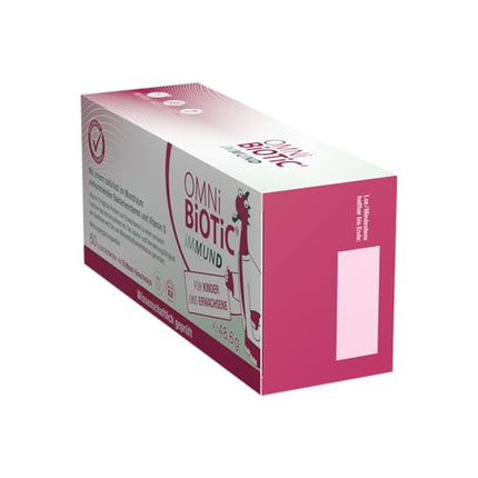 OMNi BiOTiC iMMUND | 60 Lozenges | 1 bacterial strain | 1 billion germs per lozenge | Vitamin D | Vegetarian | Sugar-free | For daily use | For adults and children