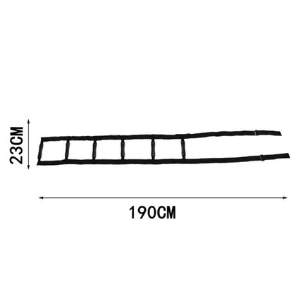 RUIXIA Bed Aid Auxiliary Handle Adjustable Bed Ladder Rope Ladder 190cm*23cm Pull-Up Rope Lifter Lifting Frame Handles Bed Aid Equipment for Adults Elderly Disabled Handicap